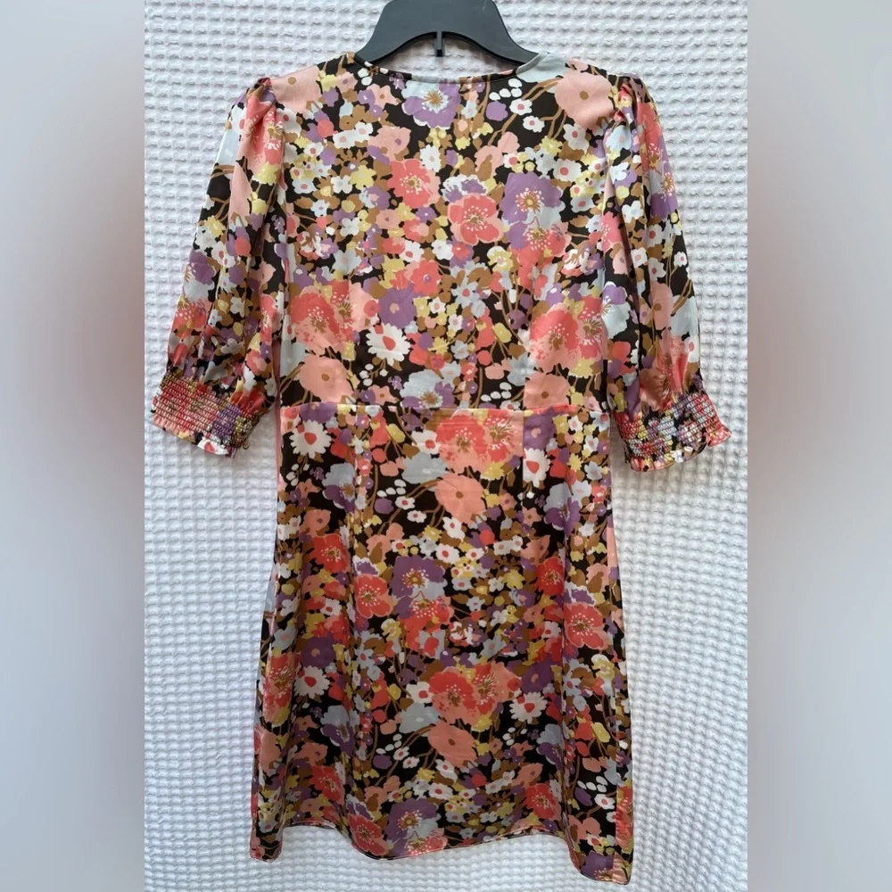 NWT- Rails Pink Aster Multicolor Floral Dress - Picture 2 of 4